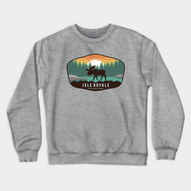 Isle Royale National Park Crewneck Sweatshirt by Mark Studio